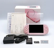 Sony PSP-3000 PSP 3000 Console Pink in Box Region Free w/8GB memory - Excellent+