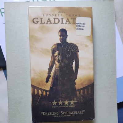 Gladiator VHS 2000 Russell Crowe DreamWorks Picture - BRAND NEW SEALED 