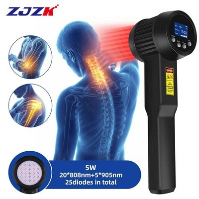 Handheld NIR Laser Therapy Device For Arthritis Wound Muscle Pain 5W High Power