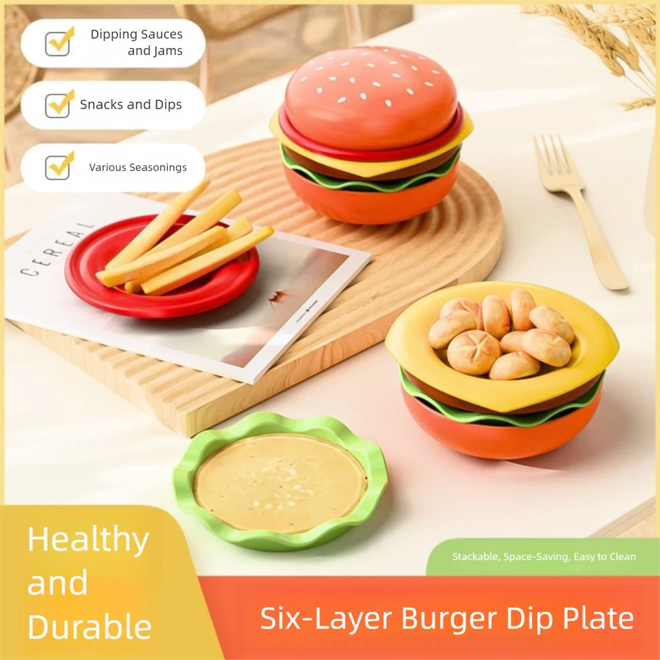 2Set Creative Spit Bone Dish Stackable Mini Sauce Bowl Set  Household