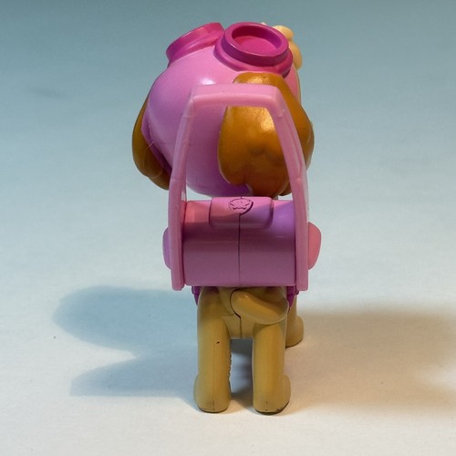 Paw Patrol Skye Figur Paw Rescue Welpe Spielzeug Hund rosa Brille Nickelodeon - Bild 4 von 4