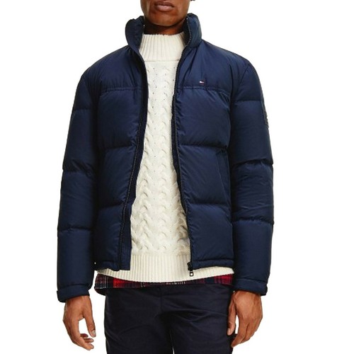 Tommy Hilfiger Piumino Imbottito da Uomo Blu Giubbino Giacca FW 21/22  MW0MW19659 | eBay