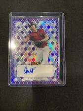 2022 Leaf Metal Perfect Game Purple Carl Schmidt Rc Auto #MA-CS1 (/20)