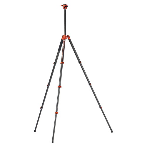 Trípode para cámara de fibra de carbono Fotopro X-AIRFLY Max con bloqueo abatible bola de cabeza estable - Imagen 24 de 26