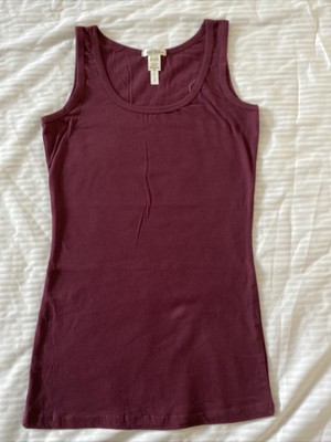 C est Toi USA Burgundy Tank Top- Small