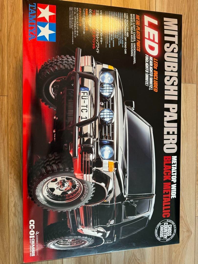 Mitsubishi Pajero 1/10 メタルトップワイド TAMIYA 1/10 Mitsubishi Pajero Metal Top Wide Black Metallic