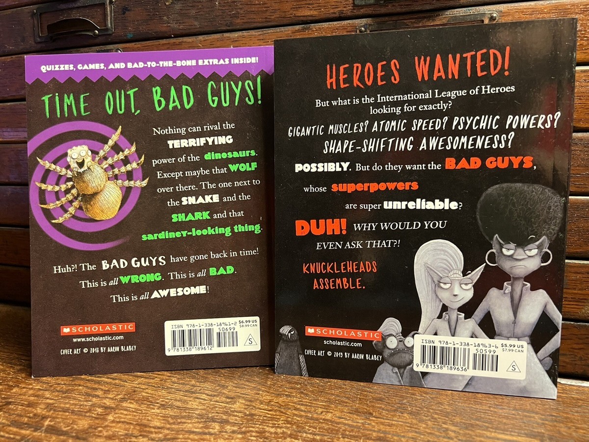 The Bad Guys Box Set: Books 1-8 by Aaron Blabey Paperback + Guide