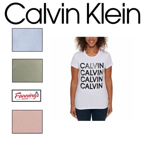 Calvin Klein Jeans Ladies' Logo Tee / E52 - Picture 1 of 26