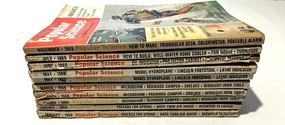 Popular Science Magazine Lot (33) 1961–1970 | DIY Tech Ads Retro | 1 No Cover - Image 2 of 4