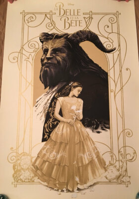 Mondo Beauty & The Beast La Belle Et La Bete LE Poster Print Brand New
