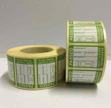 ELECTRICAL SAFETY PAT TEST PASSED LABELS / STICKERS ** FREE P+P **