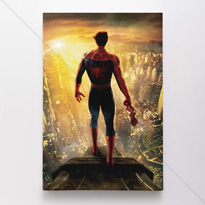 Spider-Man Poster Canvas Avengers Spiderman Spider Man Movie Marvel Print #6968