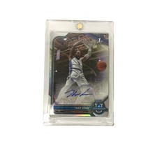 2022 Bowman University Chrome Prospect Autograph Card Theo John Silver Refractor