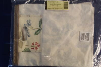 Longaberger Botanical Fields Sort & Store Small Rectangle Storage Basket Liner