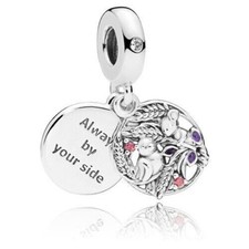 Authentic PANDORA Always by Your Side Dangle Charm Pendant 