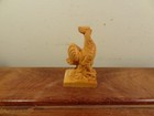 Camphor Wood Carving Little Rooster Statue — photo 2
