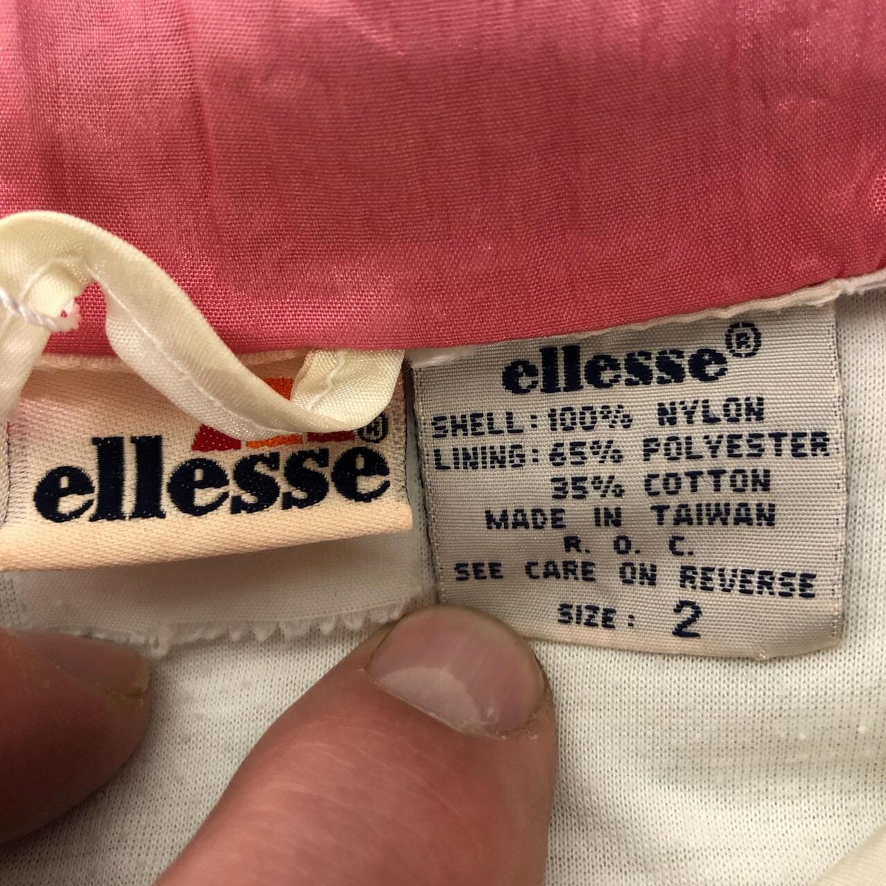 0232 Vintage 90s Ellesse Windbreaker Shell Suit Jacket – Rare Perugia Edition image 3
