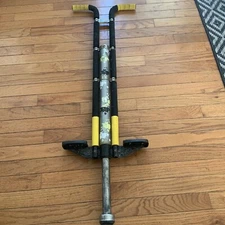Titan Airzone Air Zone Vtg Jumping Pogo Stick Yellow Black Works