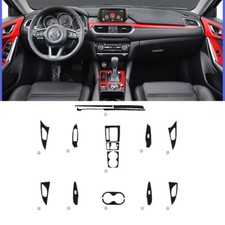 Interior Center Console Carbon Fiber Molding Sticker For Mazda 6 Atenza 2017-20 Interior Center Console Carbon Fiber Molding Sticker For Mazda 6 Atenza 2017-20
