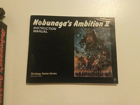 Nobunaga's Ambition II 2 (Nintendo NES) Authentic Complete GREAT Shape CIB Game