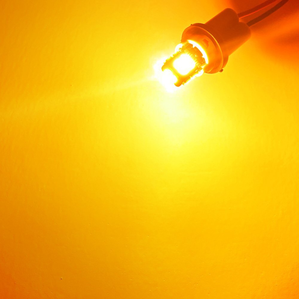 10X AUXITO Amber 175 2825 Light Bulb Super Bright 168 194 T10 LED Parking 3000K