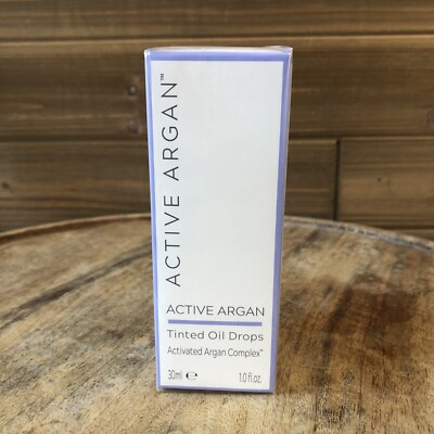 Active Argan    TINTED OIL DROPS   1.0oz - New In Box  - Sealed