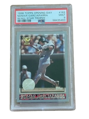 Nomar Garciaparra 1998 Topps Opening Day With All Star Trophy PSA