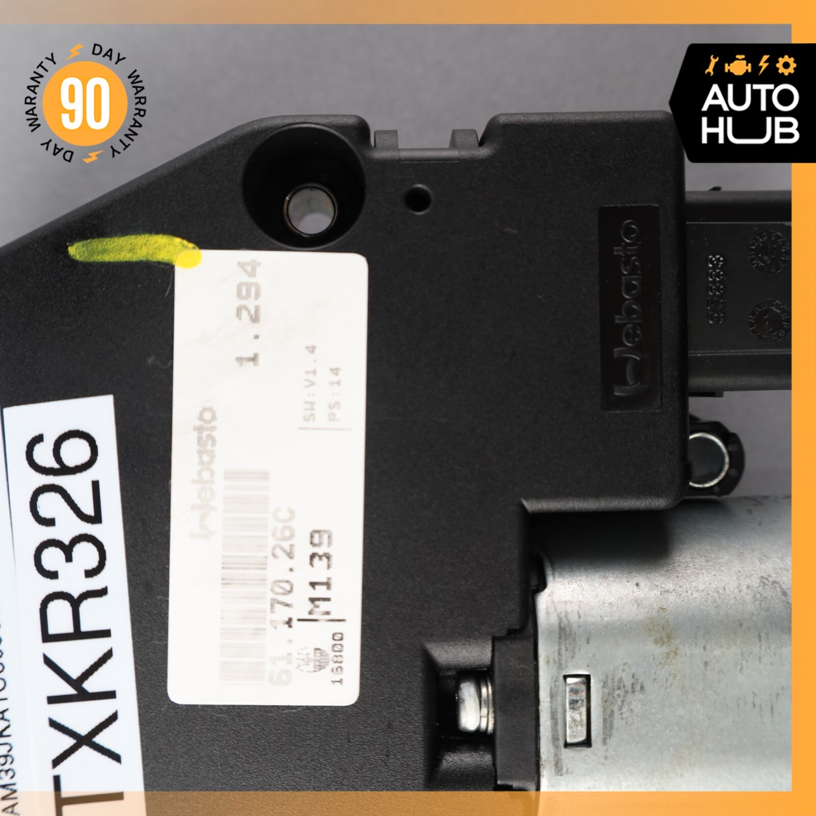 03-13 Maserati Quattroporte M139 Sunroof Sun Roof Motor 6117026 OEM 68k