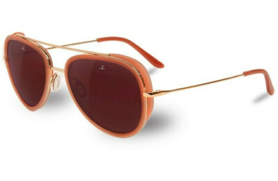 Vuarnet Sunglasses VL161400052130 VL1614 EDGE 1614 Gold + Pure Brown - Purp.Flsh