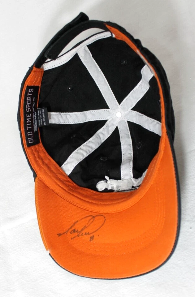 Gorra de béisbol NHLPHIA FLYERS PLAYER MARK RECCHI FIRMADA negra naranja Foto 2 de 4