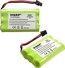 2-Pack HQRP Phone Battery for Uniden TRU9480 TRU9488 TRU9496 TRU9565 TRU9565-2