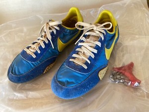 Vintage Nike Triumph Track Spikes Sprinter Shoes , pins + tool
