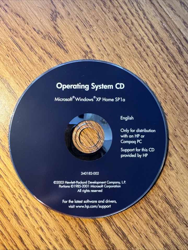 Hewlett Packard HP Driver Recovery CD Set/3 371295-B22, 366375-B23 & 340182-002 - Image 3 of 3