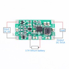 DC 5V 1A Charging Discharge Module for Lithium Battery UPS Voltage Converter NEW