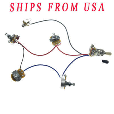 Guitar Prewired Wiring Harness Humbucker Wiring Harness fits Epiphone LP/SG/DOT
