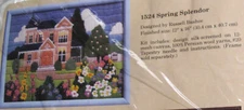 The Creative Circle Spring Splendor 1524 Needlecraft Kit Needlepoint Sealed 