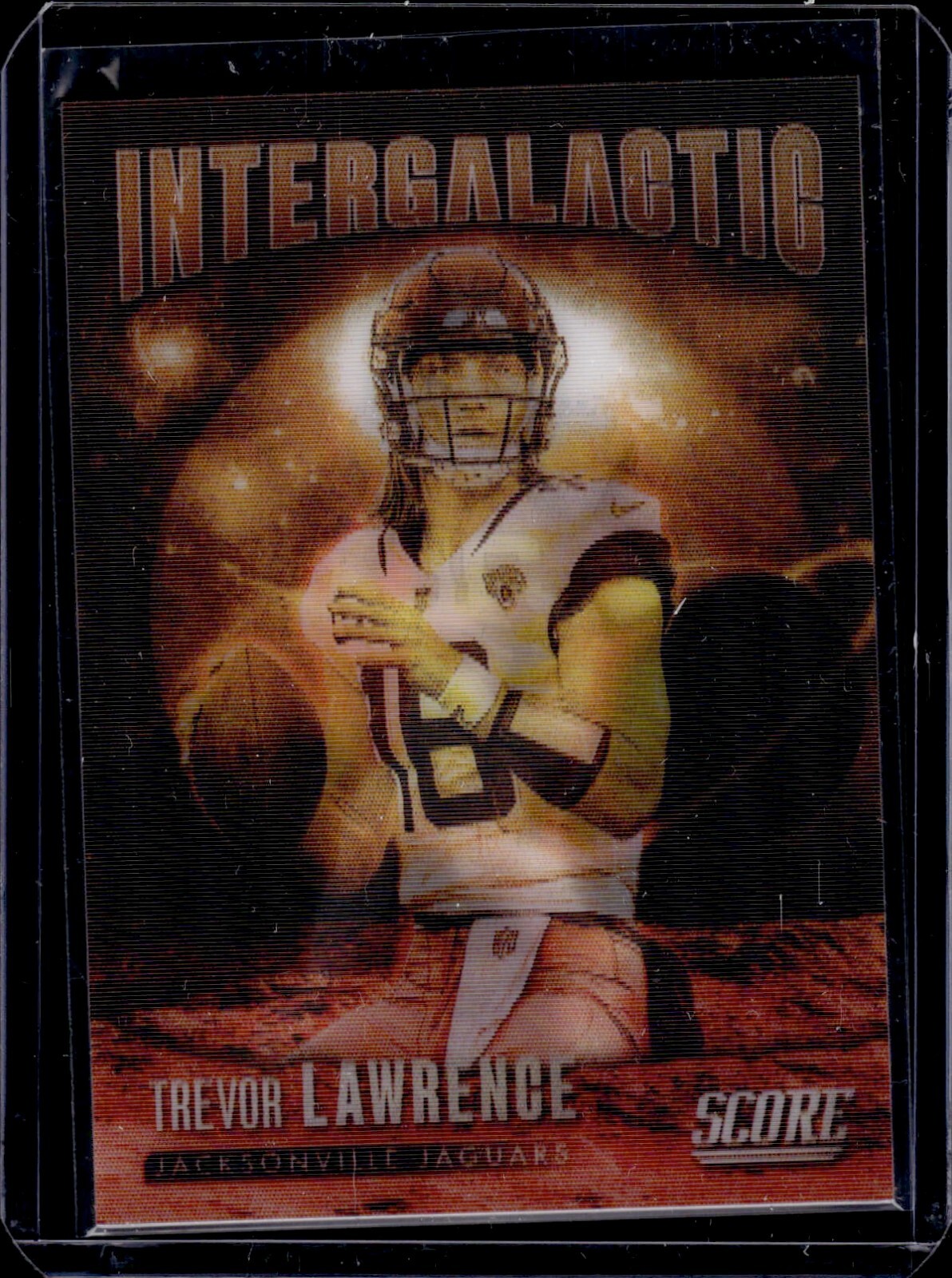 2023 Panini Score Football Trevor Lawrence Jaguars #I-6 Intergalactic  Case Hit