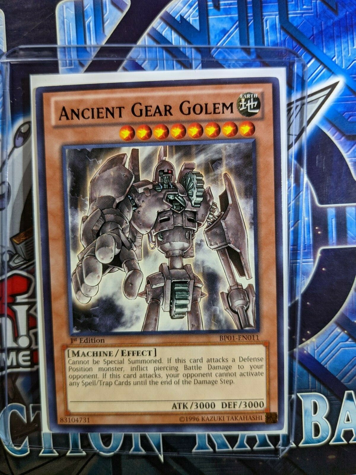 YuGiOh Ancient Gear Golem BP01-EN011 - 1st Edition Rare NonHolo Yugioh Card  | eBay