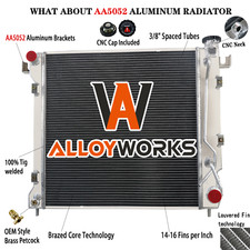 2 ROW RADIATOR FIT 1997-2000 96 98 DODGE DAKOTA DURANGO 3.9L 5.2L 5.9L#DPI1905