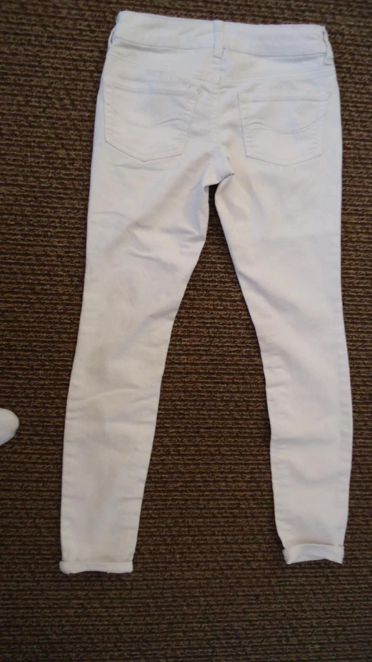 Женские джинсы SO Authentic American Heritage из хлопковой смеси белые - Изображение 3 из 4