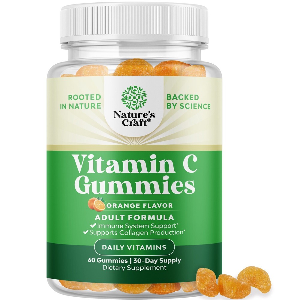 Chewable Vitamin C for Adults - Halal Vitamin C Immune Support Gummies
