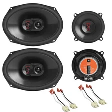 JBL 6x9" Front & 5.25" Rear Door Speaker Upgrade for 1994-2002 Dodge Ram 1500