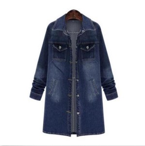 long oversized denim jacket plus size