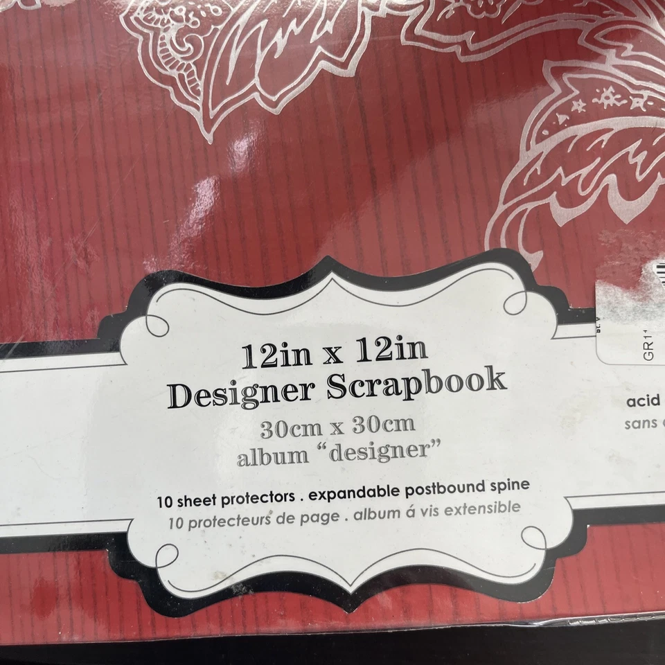 Tecido Colorbok 12 X 12 Scrapbook 10 Folhas Designer Design Branco 10 Páginas - Imagem 3 de 4