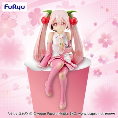 FuRyu Prize Hatsune Miku Noodle Stopper Figure Sakura Miku 2022