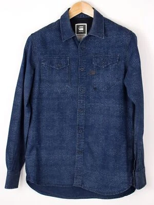 G-STAR RAW Herren Denim Lässiges Hemd Größe M BAZ393 - Bild 1 von 4