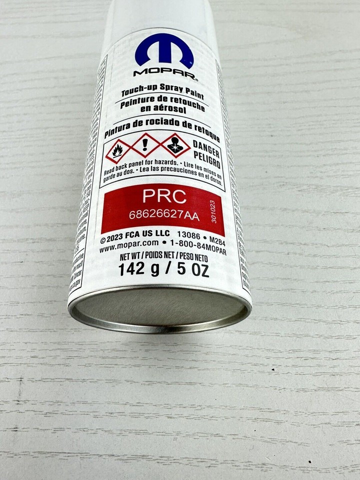 Mopar 5oz Spray Paint (PRC) Firecracker Red 68626627AA | eBay