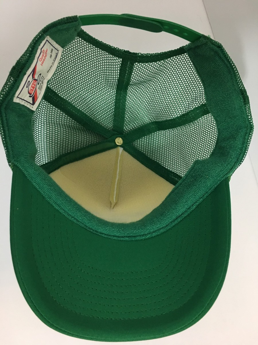 Adult Snap Back Cap Hat Green White St. Patrick display picture 1