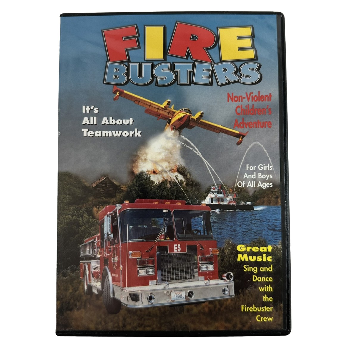 Fire Busters DVD 1995 Firemen, Fire Engine, Truck, Children 