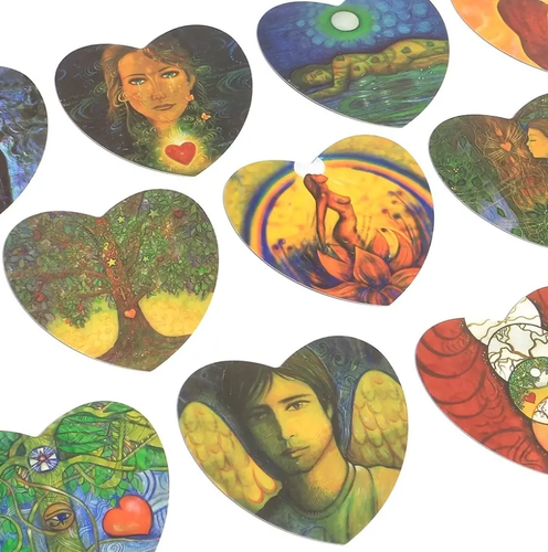 Lovers Oracle Heart Tarot Deck - Vibrant Illustrations / Tarot Lover / Beginner - Picture 2 of 6